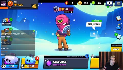Idén ez az utolsó stream, Boldog Új évet mindenkinek :)
Brawl Stars,szerezzünk minnél több kupát :D