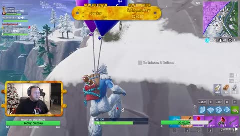 Popped his head, not the balloons
