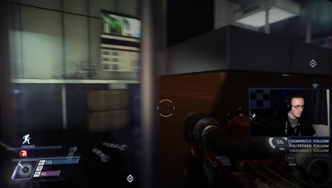 Locked himself out btw.