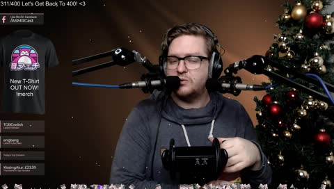 ASMR LIVE - Last ASMR Stream Of 2018! !SUB & !XMAS Get Your Very Own Bauble On The Tree!