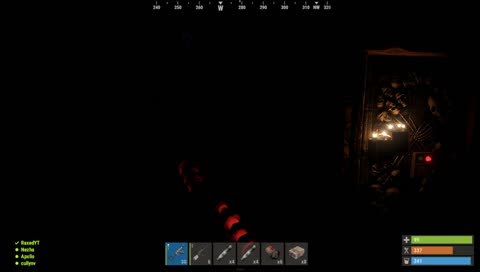 Raiding with 50 satchels Vanilla