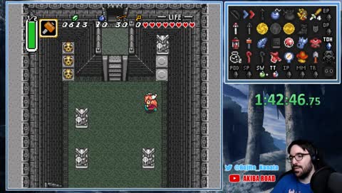 Zelda A Link to the Past Randomizer en coop avec Necro (malade%) [FR]