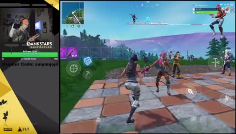 Fortnite Mobile Player // Team Gankstars // SOLO SNIPES // Creator Code: saiyanjojo