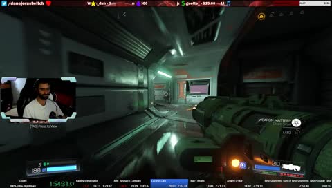 Doom (2016) Ultra-Nightmare 100% Speedrun | !criteria !focus