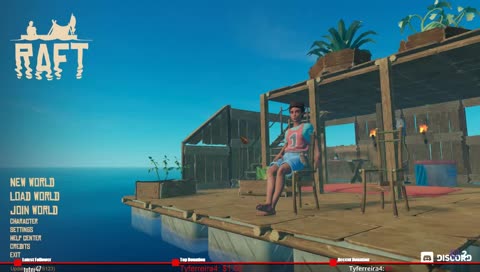 Building a massive raft!