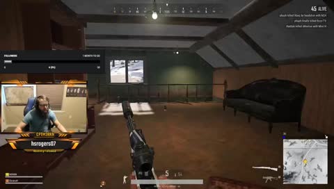 teaching DAD to play PUBG