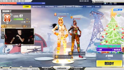 Bring on the New Year 2019! Streaming Fortnite Battle Royale! | New camera setup! | New Sub Badges!!