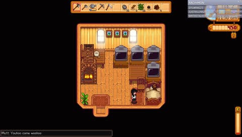 Matt Gives His Wood
