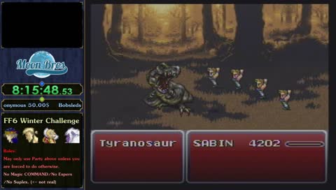 Final Fantasy VI Winter Challenge Continuation - Shortish Stream, meeting at 10 AM EST [nosrl]