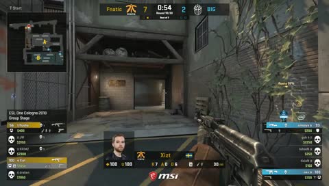 RERUN: Fnatic vs. BIG [Train] Map 2 - UB Round 2 - ESL One Cologne 2018