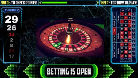 Twitch Plays Roulette! Place your bets!
