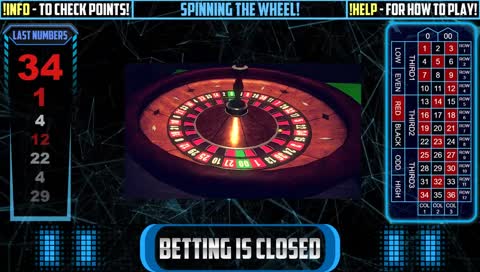 Twitch Plays Roulette! Place your bets!