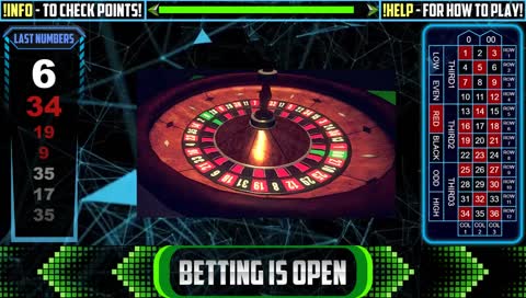 Twitch Plays Roulette! Place your bets!