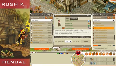 [1.29 HENUAL] Farm kamas Objectif Pourpre