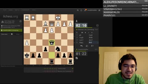 First Stream of 2019 on lichess.org