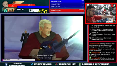 Kingdom Hearts 2 - Spideremilio in Game con Amilman