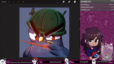 [ESP/ENG] Vamos a dibujar y platicar un ratito~ ovo)/ holi, feliz año nuevo (PROCREATE)