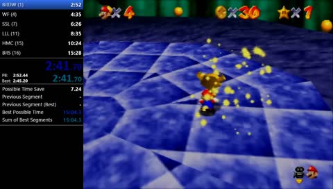 16 star PB attempts PB = 15:28