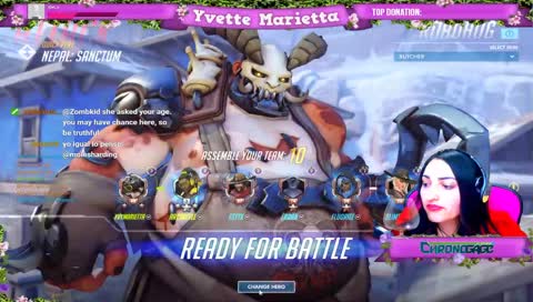 Yvette making me blush part one