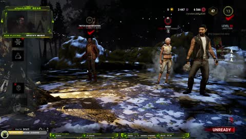 LATE NIGHT DEAD BY DAYLIGHT IN THE DARK WITH VIEWERS!!! COME JOIN THE BEAR DEN!!!