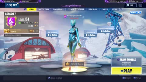 Fortnite fun! Come chill, hang out, and earn some !dank