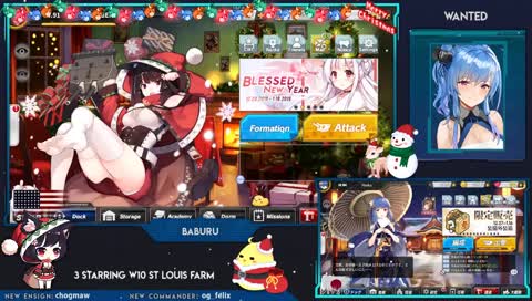 [ENG/日本語]   Happy New Year Grind~ JP Crimson Echoes  / EN 3 Starring w10 Farming St Louis~ / アズールレーン