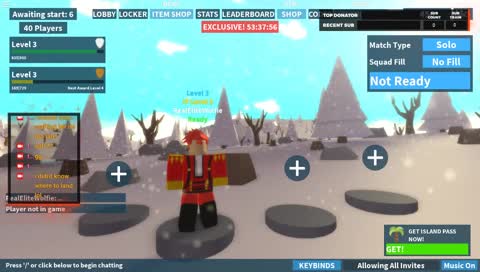 🔴Island Royale🔴The Begginer Being King?