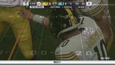 The Steelers Elliot takes 1st play for TD vs Jaguars in Week 1