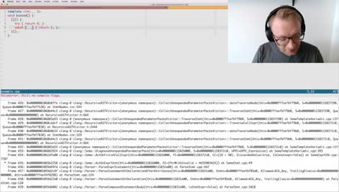 [LLVM Live] Fixing a Clang parser crash