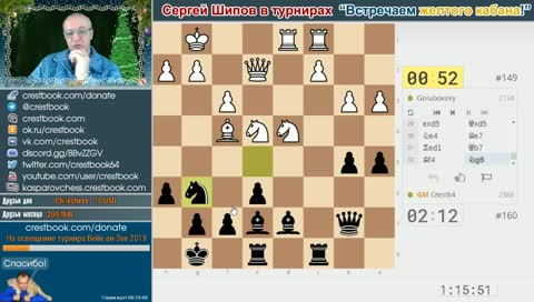 Сергей Шипов 🎤 в турнирах "Встречаем желтого кабана!" ⚔ 3.01.2018, 19.50