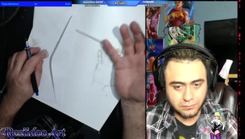 sketch along - 1 hour hand studies