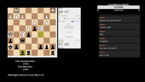 Playing some blitz on lichess.org