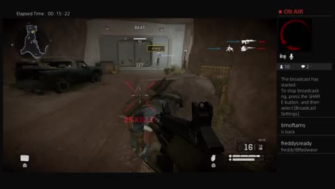 Back on PS4 (no face cam Warface)