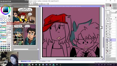 LilBruno Draws - Working on Comics!