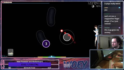 quick momo is asleep stream Osu