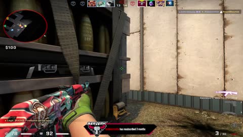 Short stream. Official in the evening.