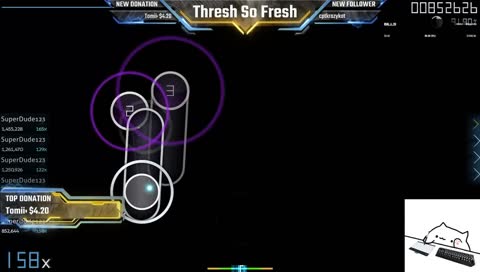 osu! With my new keypad!