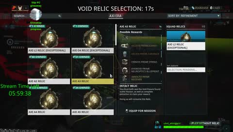 Ep. 343 [PC] Teaching the science of warframe !group !souls !items