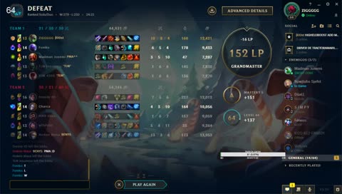 EUW GRANDMASTER S8 ADC / SOLO GRANDMASTER GAMES