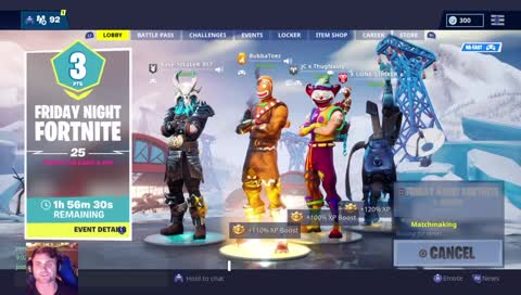 Friday night Fortnite