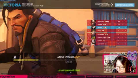 Noche de Overwachoo aprendiendo hacer pro.. xD