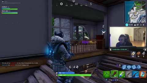 Fortnite mit der Gang