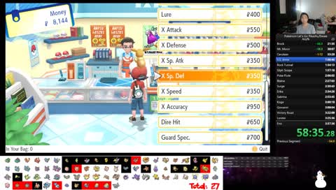 Let's Go Eevee Speedrun