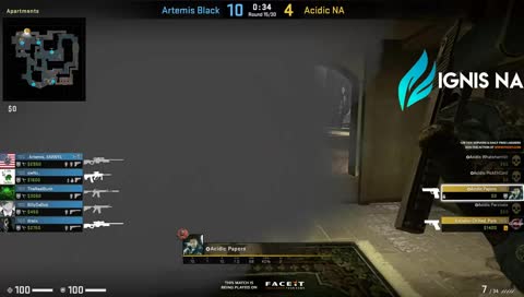 IgnisLg NA - Acidic v Artemis Esports - Group Stages