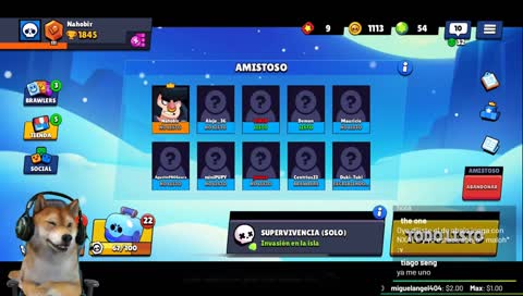 Jugando Brawl Stars con Suscriptores (Youtube y twitch)