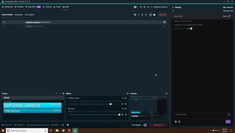 Test Stream (configuring stuff)