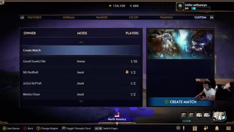 SCRIMS!
*PLEASE HOLD FEEDBACK UNTIL MATCH IS OVER*