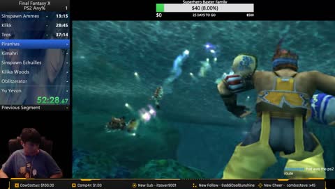 !gofundme | First PS2 Attempt! What Autosaves? | FFX PS2 Any% Speedrun [srl]