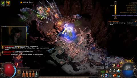 Playing some Path of Exile! New discord is live, so ask how to join! :) . Add me on twitter @triple_dekes :)