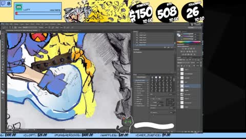 [PC, Photoshop] - Rusty & Skids from New Mutants & Hellions - Color work & Comic AMA - Chill Inclusive Stream ~ !love #Trans #transtagwhen